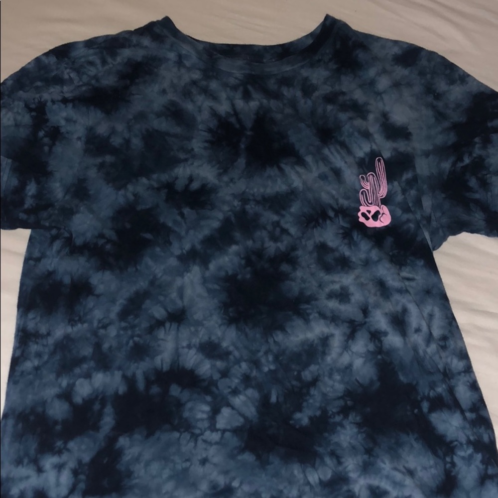 Blue Tie Dye Coachella Shirt